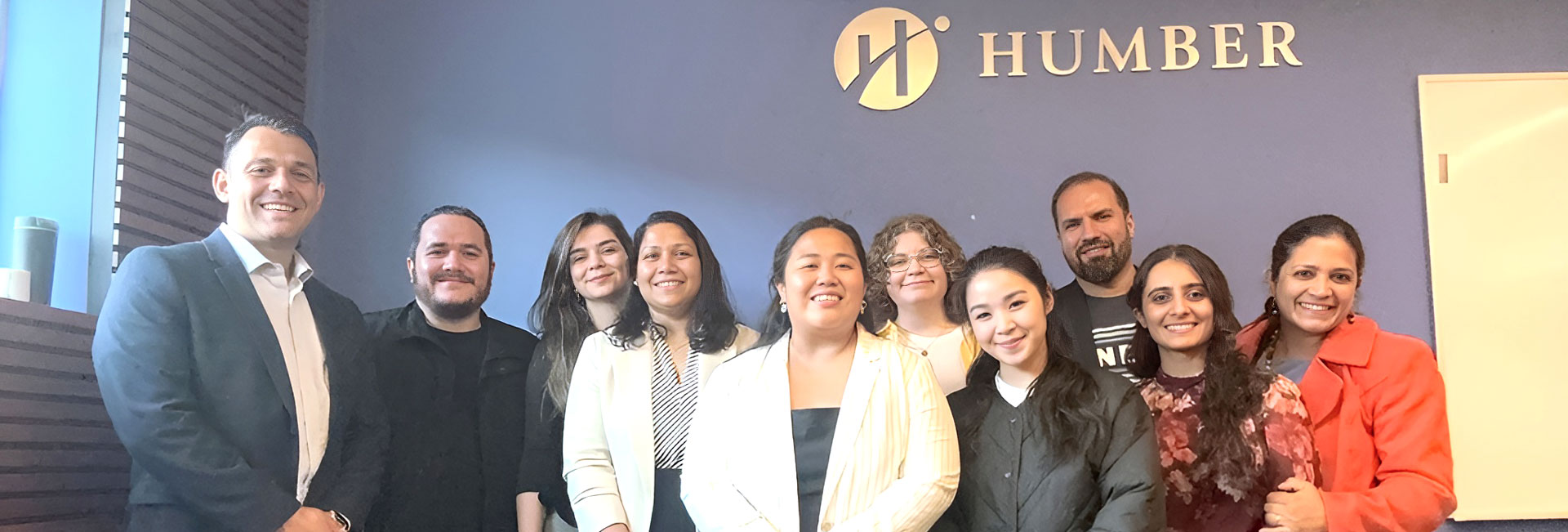 Ten Humber IDI employees posing for group photo